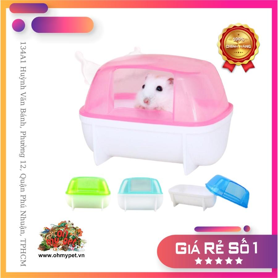 Toilet hamster nhiều màu, tạo sự thoải mái cho thú cưng