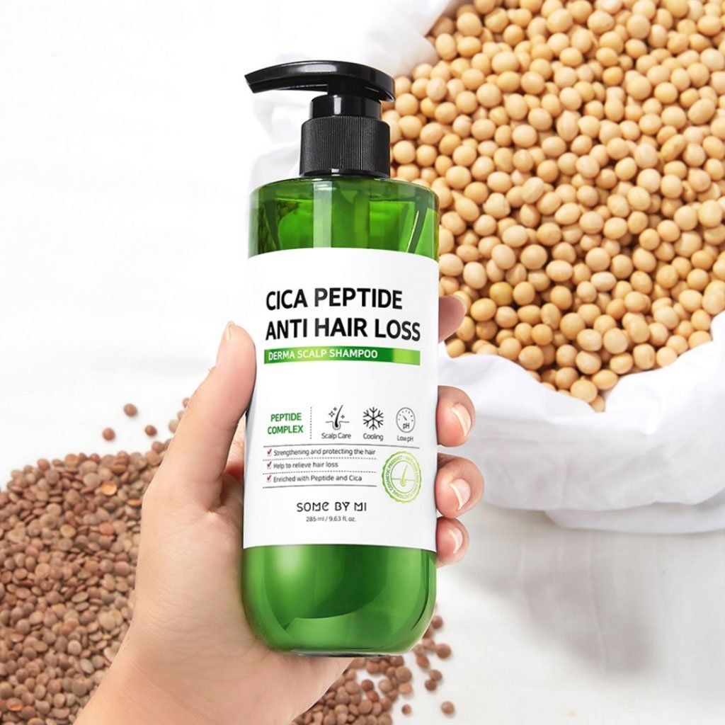 Dầu Gội Ngăn Rụng Tóc Some By Mi Cica Peptide Anti Hair Loss Derma Scalp Shampoo 285ml