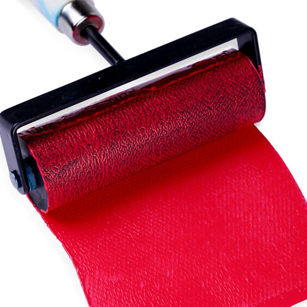 Rubber Brayer Roller for Printing Inks Oil Painting Art Clay Stamping 4in
