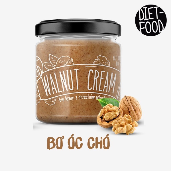 Bơ Kem Hạt Óc Chó Hữu Cơ 200g Organic Walnut Cream