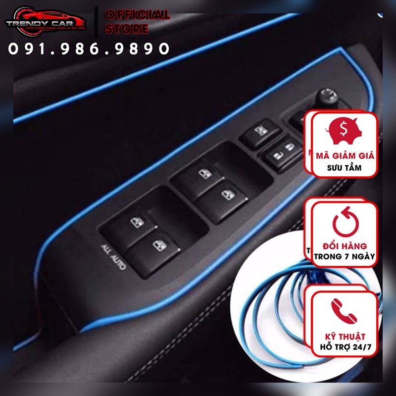 Chỉ viền trang trí nội thất ô tô (cuộn 5m) Chỉ nẹp viền nội thất xe hơi, dây viền trang trí nội thất ô tô, chỉ nội thất