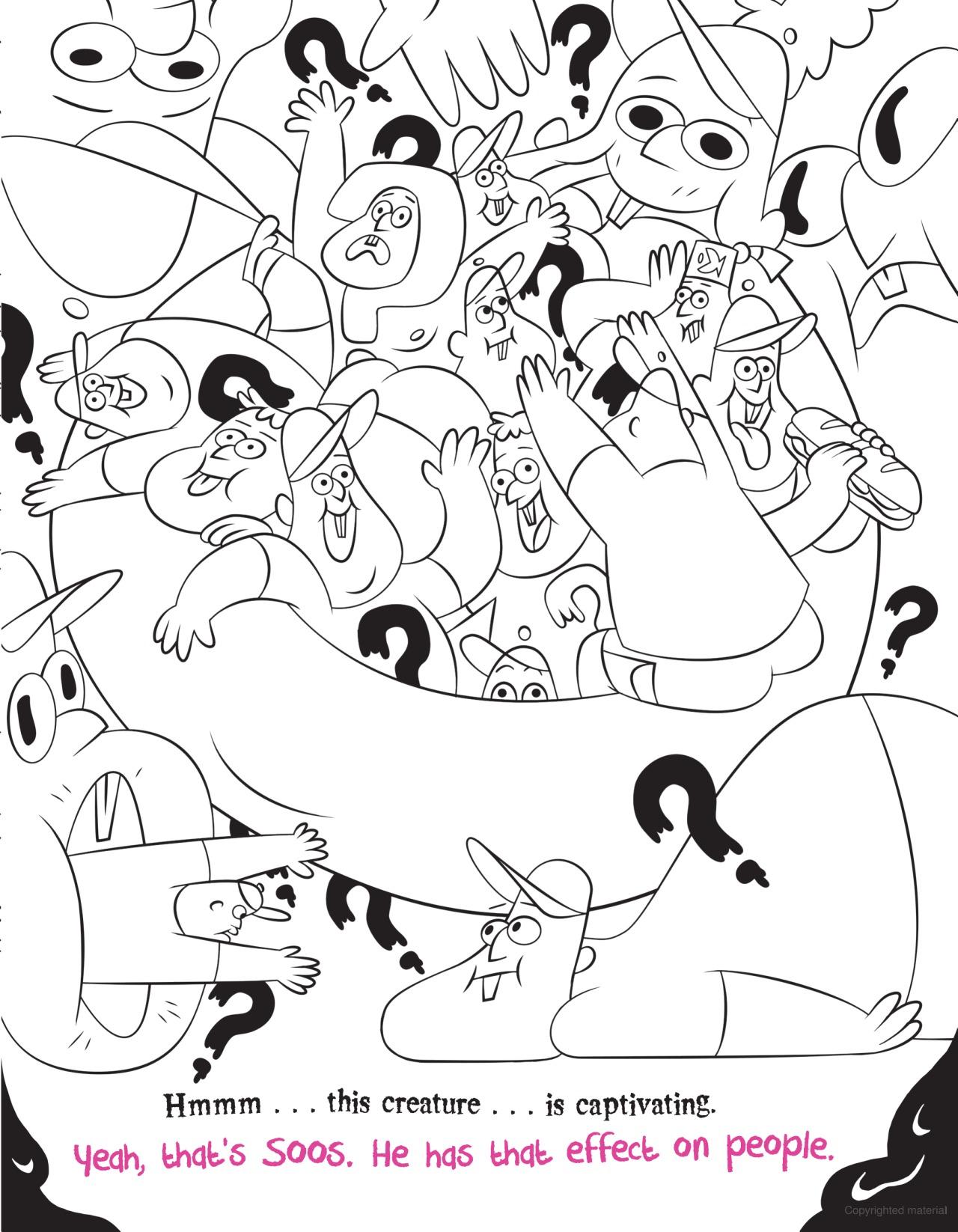 Sách ngoại văn: Gravity Falls - Don't Color This Book! - It's Cursed!