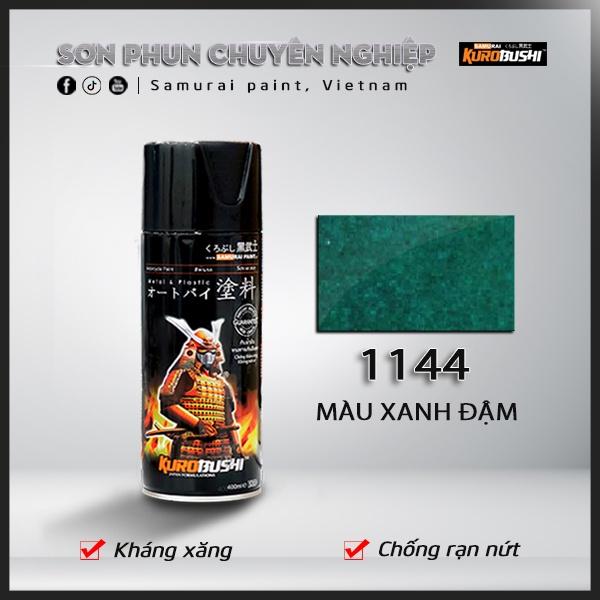 Sơn xịt Samurai Kurobushi - MÀU XANH ĐẬM 1144 (400ml)