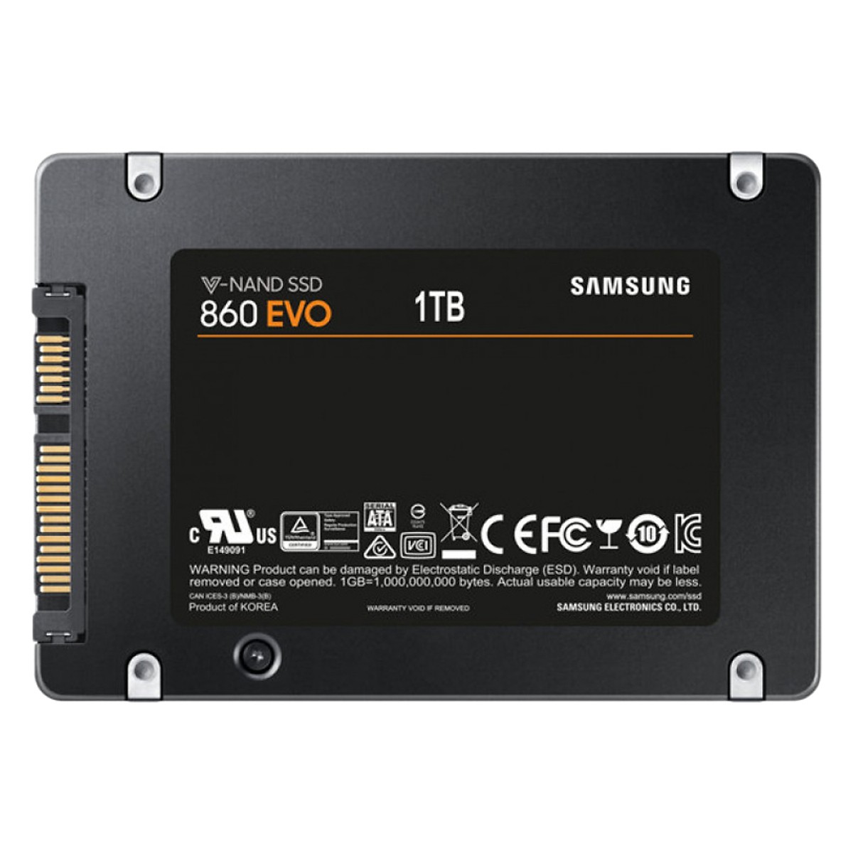 Ổ Cứng SSD Samsung 860 Evo 1TB Sata III 2.5 inch - Hàng Nhập Khẩu (Box Tiếng Anh)