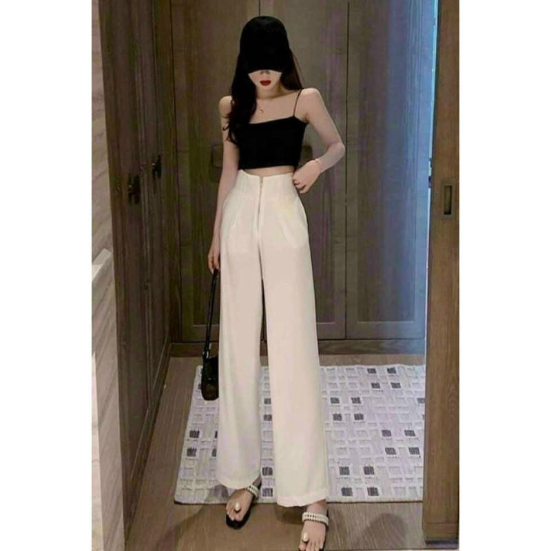 Quần ống suông/ ống loe dây kéo bigsize 50-90kg (M, L, XL, XXL)