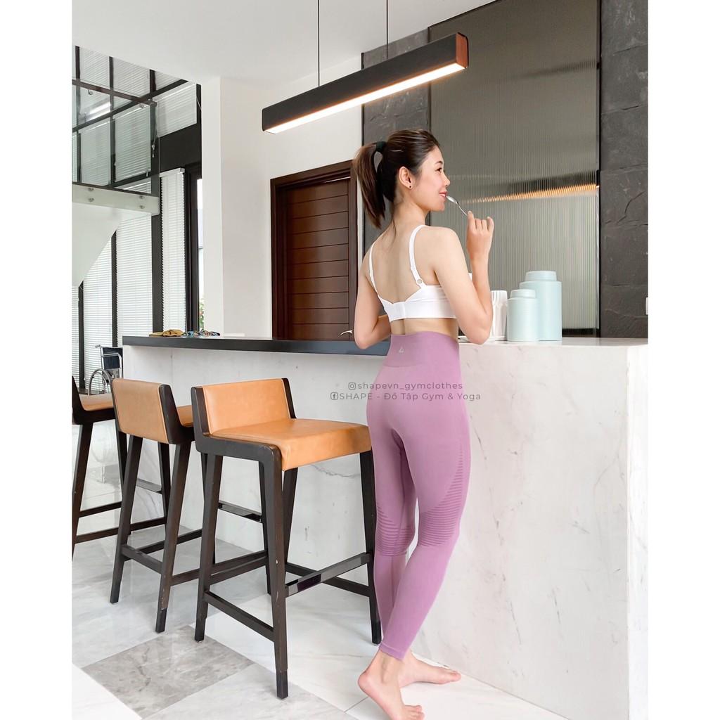 Quần tập nữ legging dệt Nq