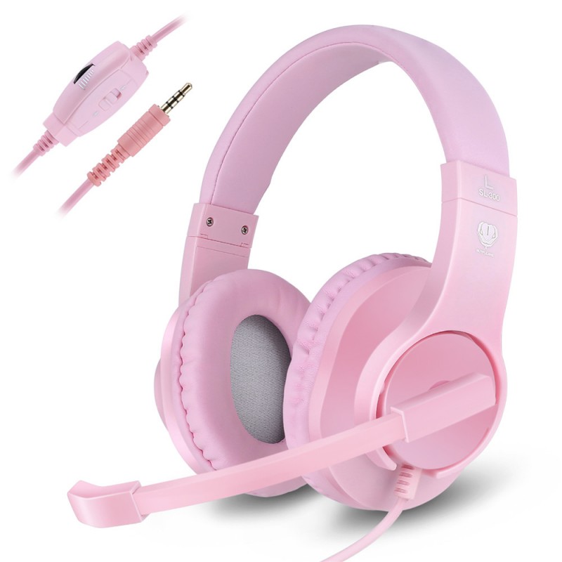 Tai Nghe Gaming Headset SL-300 Pink (Màu Hồng)