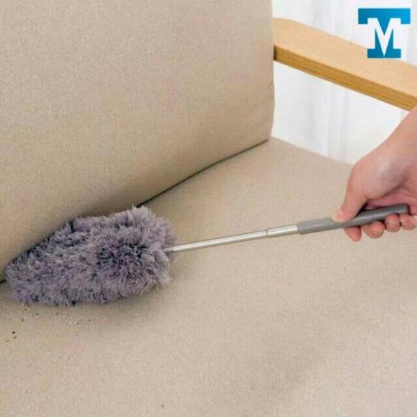Chổi kéo dài 2m5 Quét Trần Lau Bụi Đa Năng có cán điều chỉnh độ dài và xoay 360 độ đa năng