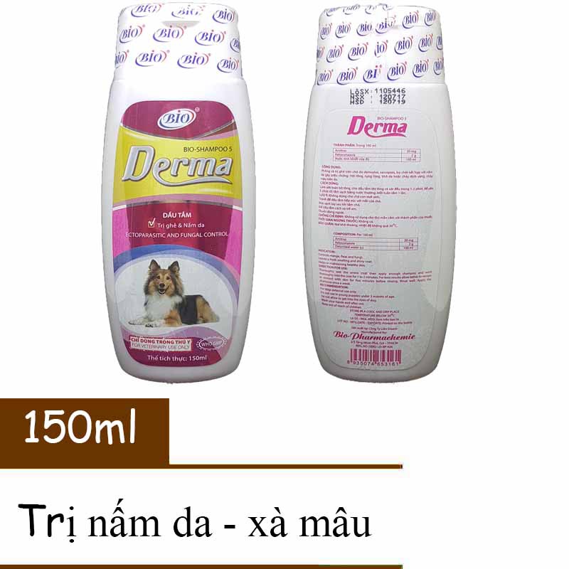 SỮA TẮM CHO CHÓ Bio Derma Trị Ghẻ và Nấm Da Gây Nên Triệu Chứng Hôi Lông Rụng Lông