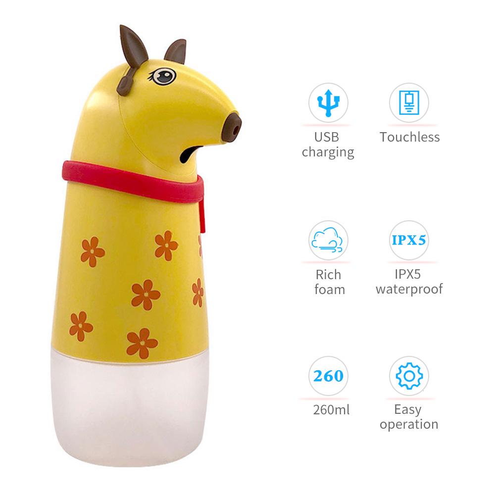 Máy phân phối xà phòng tạo bọt tự động bằng tia hồng ngoại, 260ml