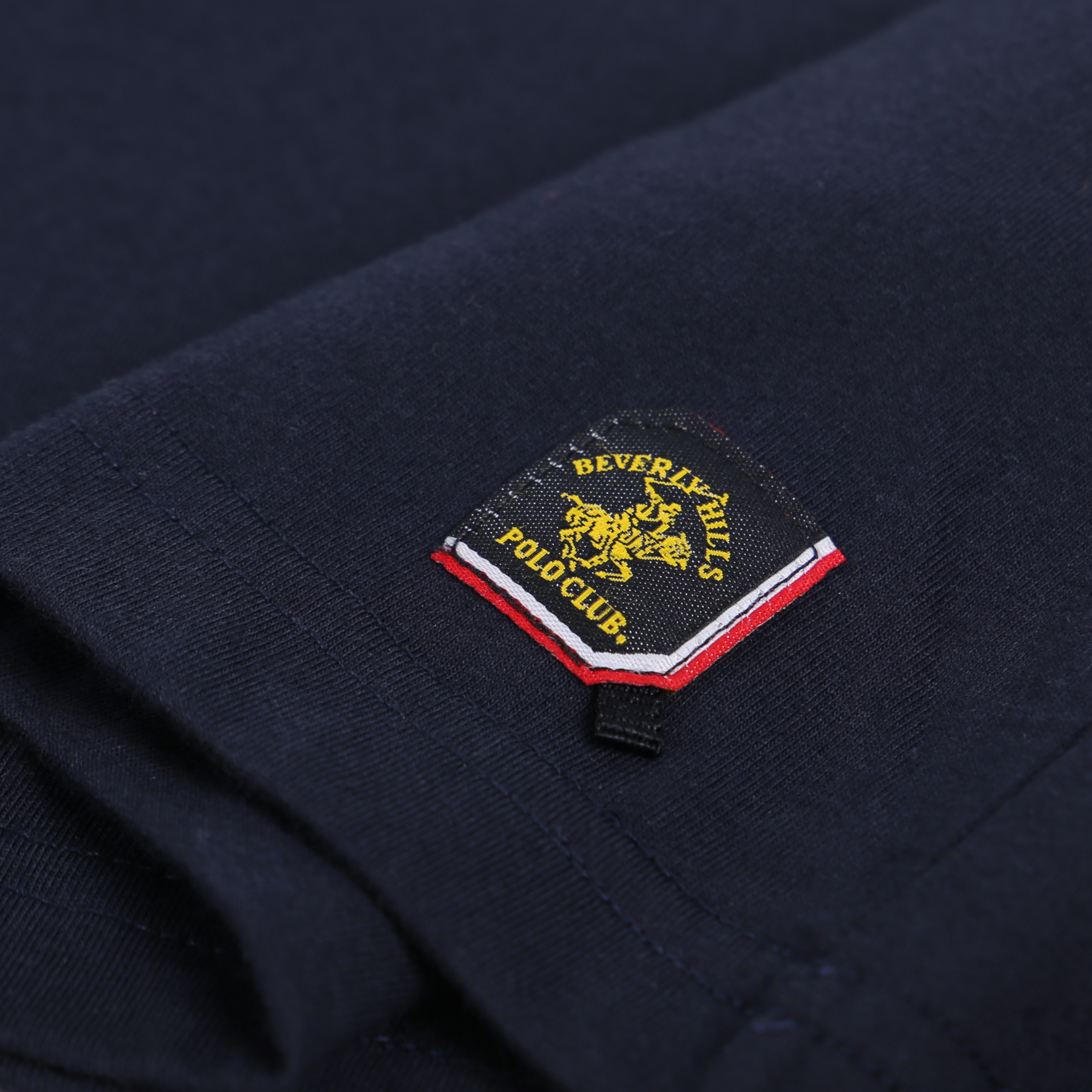 Áo Tshirt dài tay Nam Beverly Hills Polo Club Regular Fit Cotton Navy TSMRLW21TL068