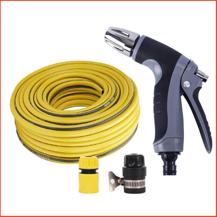 Bộ dây và vòi xịt tăng áp rửa xe tưới cây 206817