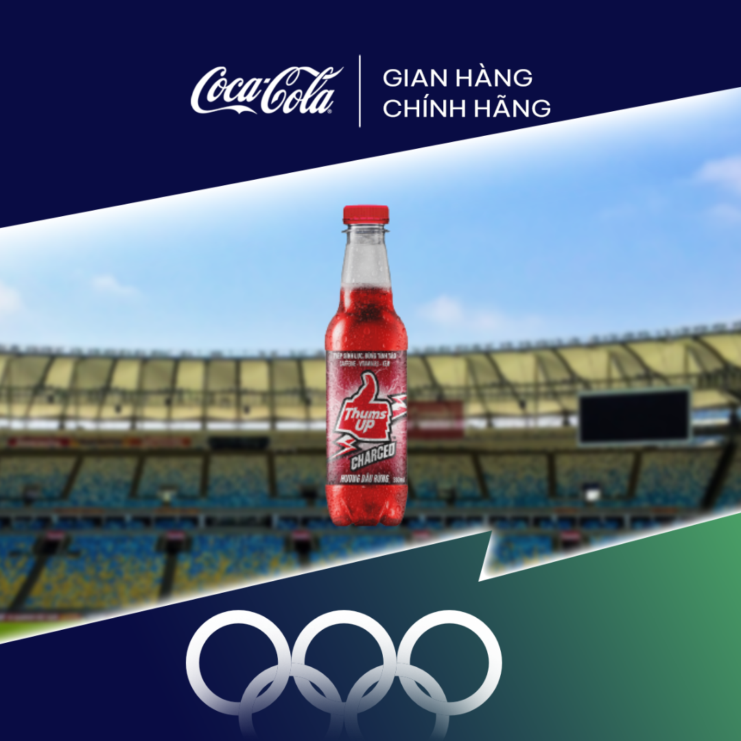 Lốc 6 Chai Nước Giải Khát Thums Up Hương Dâu Rừng 330ml x 6