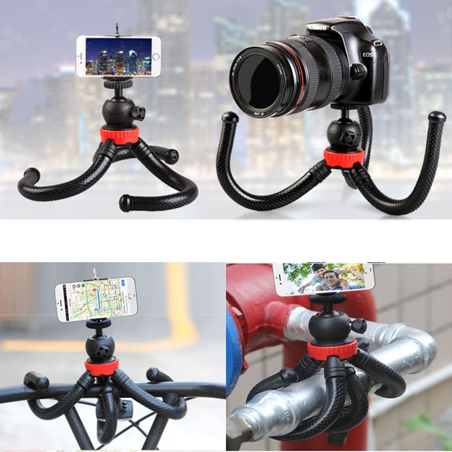 Tripod bạch tuột 3 chân xoay 360 độ siêu chắc cho máy ảnh, điện thoại