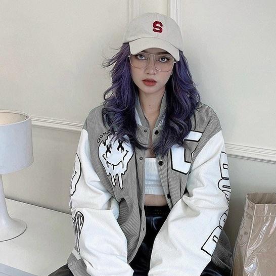 Áo Khoác Bomber Nhung Unisex - Áo Khoác Kaki Nam Nữ GONZ 4 MÀU Chất Liệu Nhung Tăm Siêu Hot