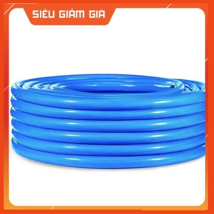 Bộ dây vòi xịt nước rửa xe, tưới cây . tăng áp 3 lần, loại 20m 206701-1 đầu đồng,cút,nối đen + tặng đai