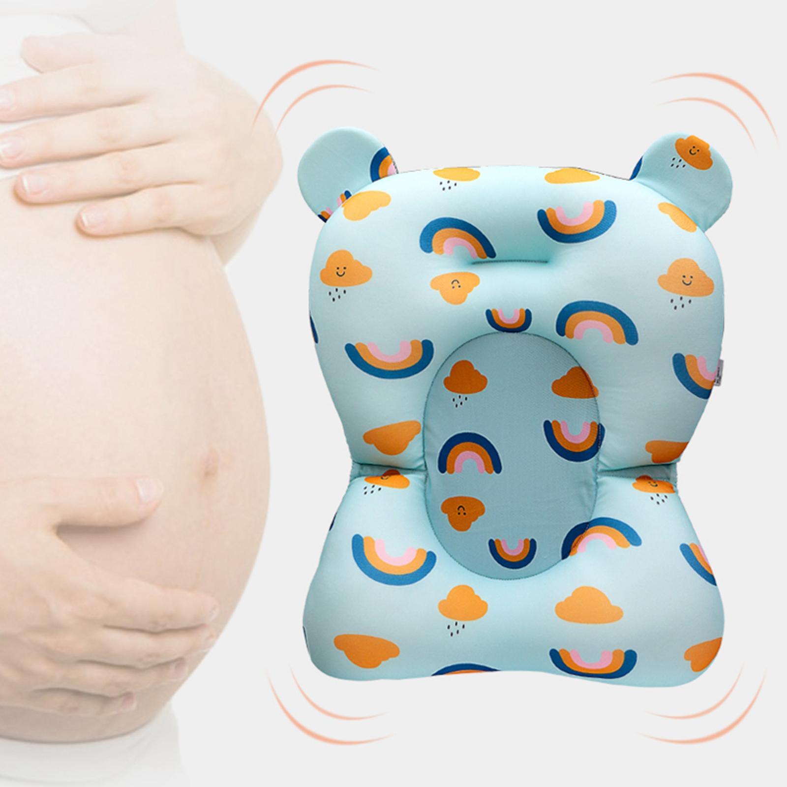 Dolity Baby Bath Seat Support Mat Foldable Baby Bath Tub Pad