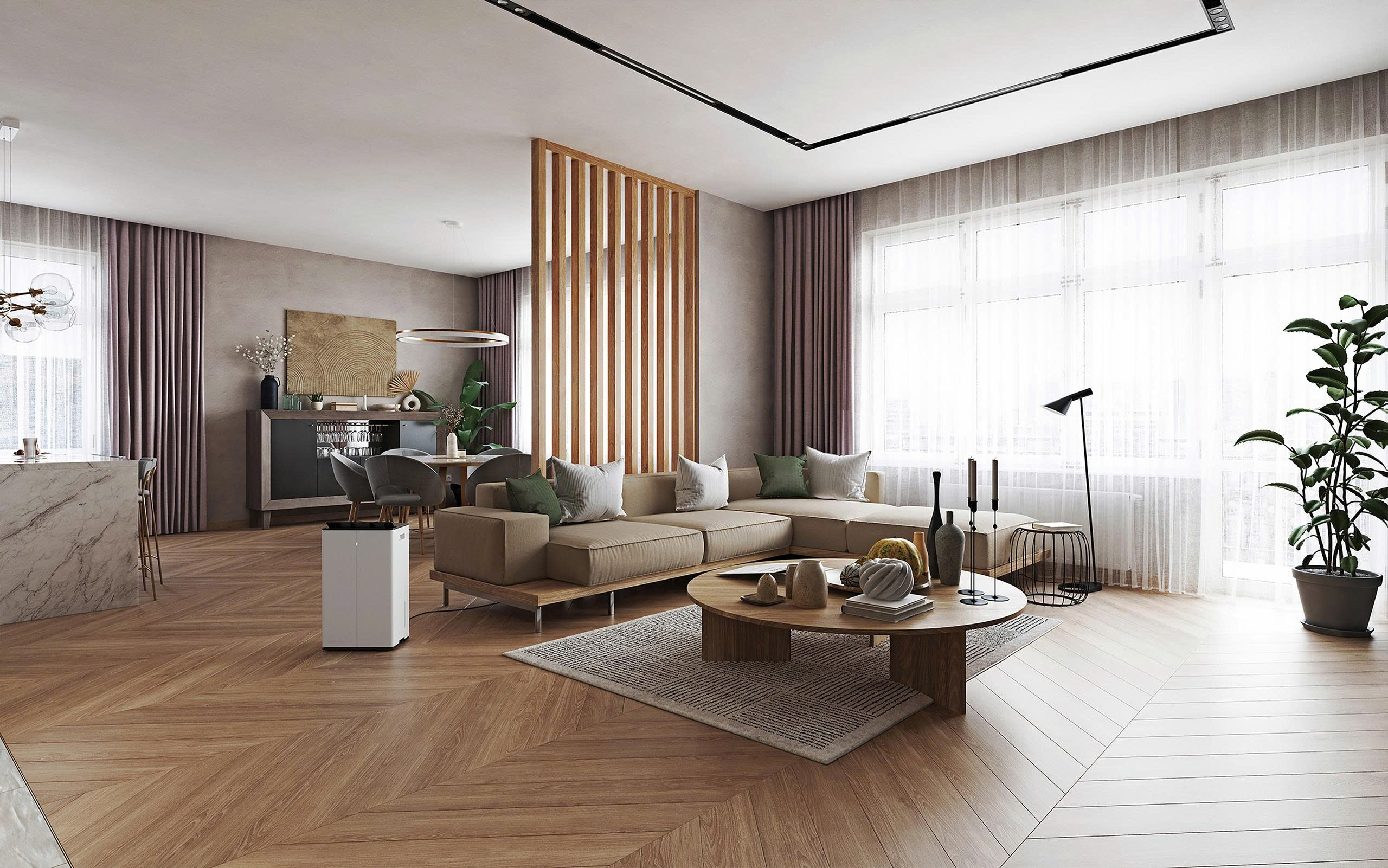 Máy Hút Ẩm Lọc Không Khí Stadler Form Lukas Pro - 50L/Ngày, Màng HEPA, Wifi, Sấy Quần Áo, Hàng chính hãng