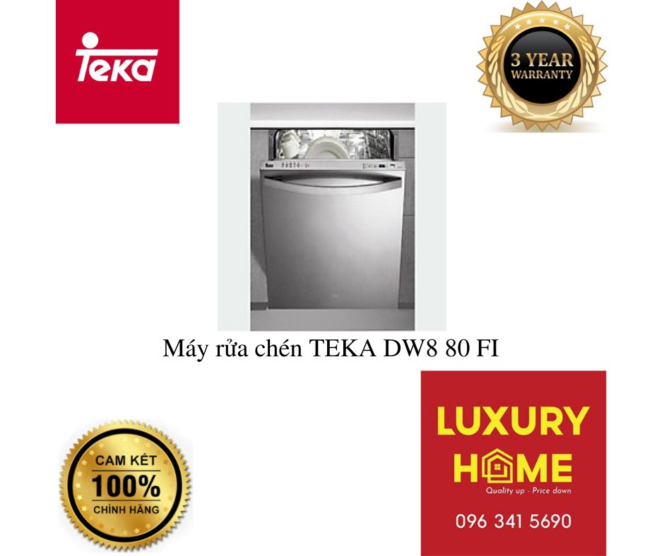 Máy rửa chén TEKA DW8 80 FI - Hàng chính hãng