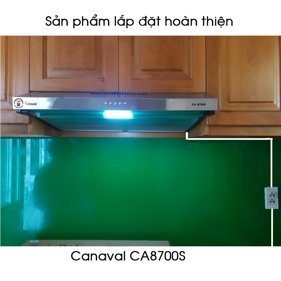 Máy hút mùi cổ điển CANAVAL CA8700S - Hàng nhập khẩu