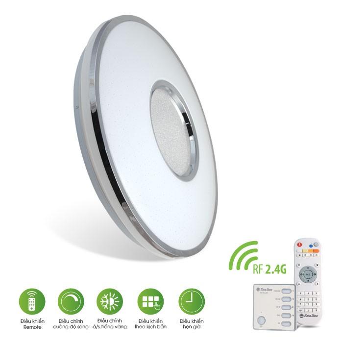 Đèn LED ốp trần thông minh Rạng Đông sử dụng điều khiển từ xa remote LN19 LN20 LN21 L22