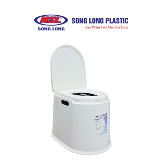 Bồn cầu di động cho người già, bệt vệ sinh di động, bồn cầu di động 3022 SongLongPlasticHD