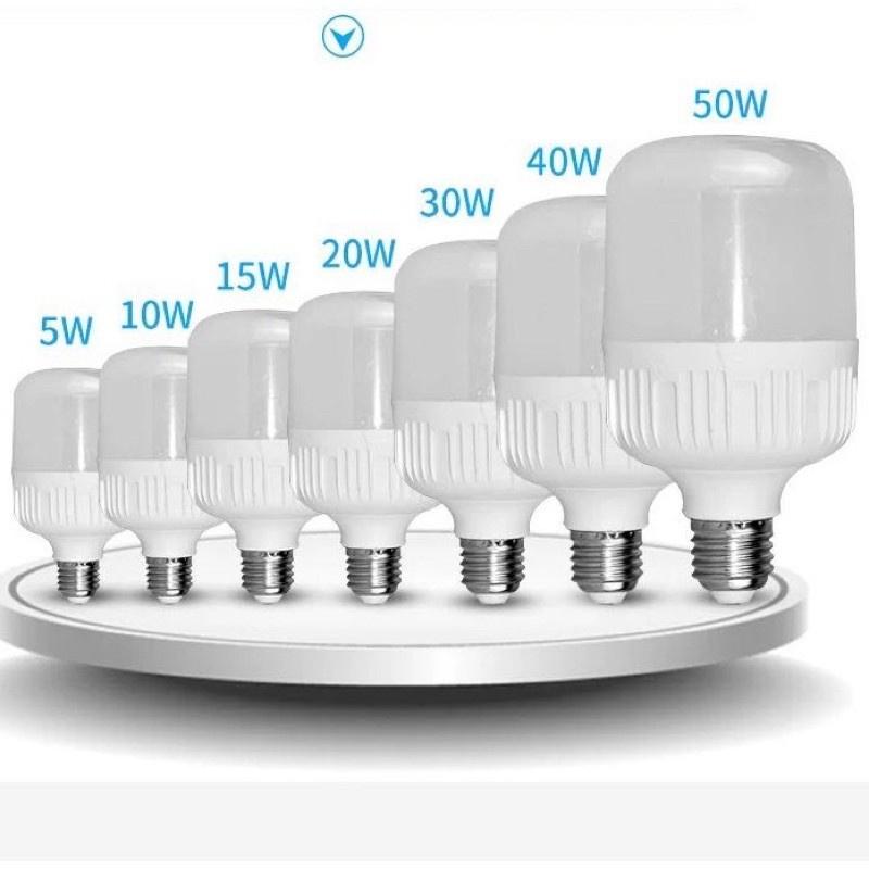 Bóng đèn Led trụ nhôm 60w 50w 40w Thiết Bị Điện G8 ánh sáng trắng tiết kiệm điện bảo hành 1 năm