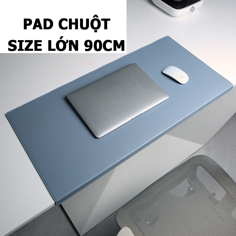 Tấm Lót Chuột Gấp Cạnh, Size Lớn; Pad Bàn Phím Da PU Khổ Lớn; Miếng Lót Chuột Chống Trượt, Bảo Vệ Cổ Tay - Hàng Nhập Khẩu