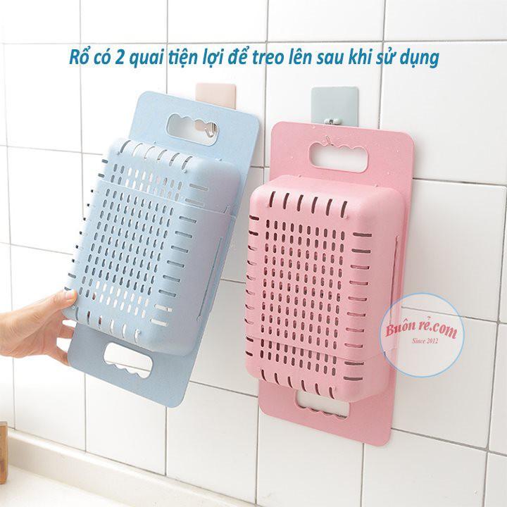 Khay, rổ gác bồn rửa chén bát thông minh gấp gọn, điều chỉnh kích thước gài tiện lợi