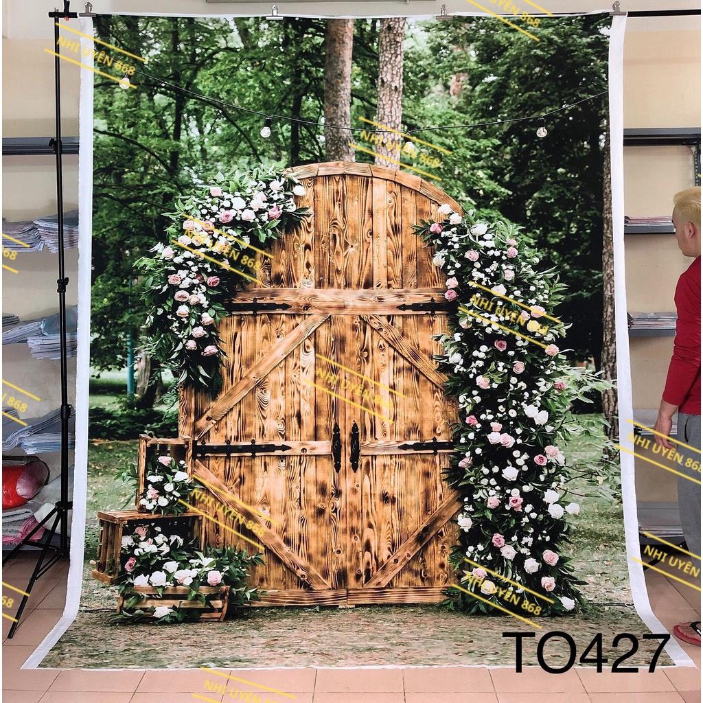 Tranh vải decor / Thảm vải chụp ảnh / Thảm vải treo tường tiệc cưới