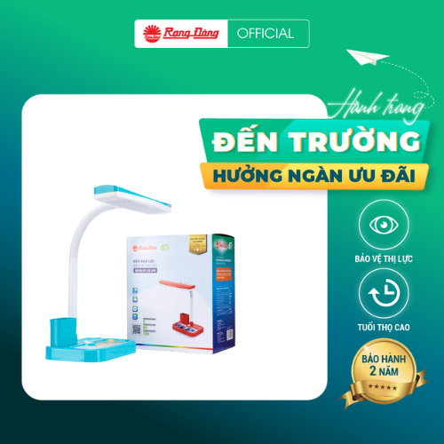 Đèn bàn Bảo vệ Thị lực Rạng Đông Model: RD-RL-01.V2 Mẫu Mới Cải Tiến Có Ống Cắm Bút