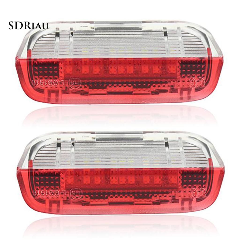 Set 2 Đèn Led Chiếu Sáng Gắn Cửa Xe Ô Tô Volkswagen Passat Porsche