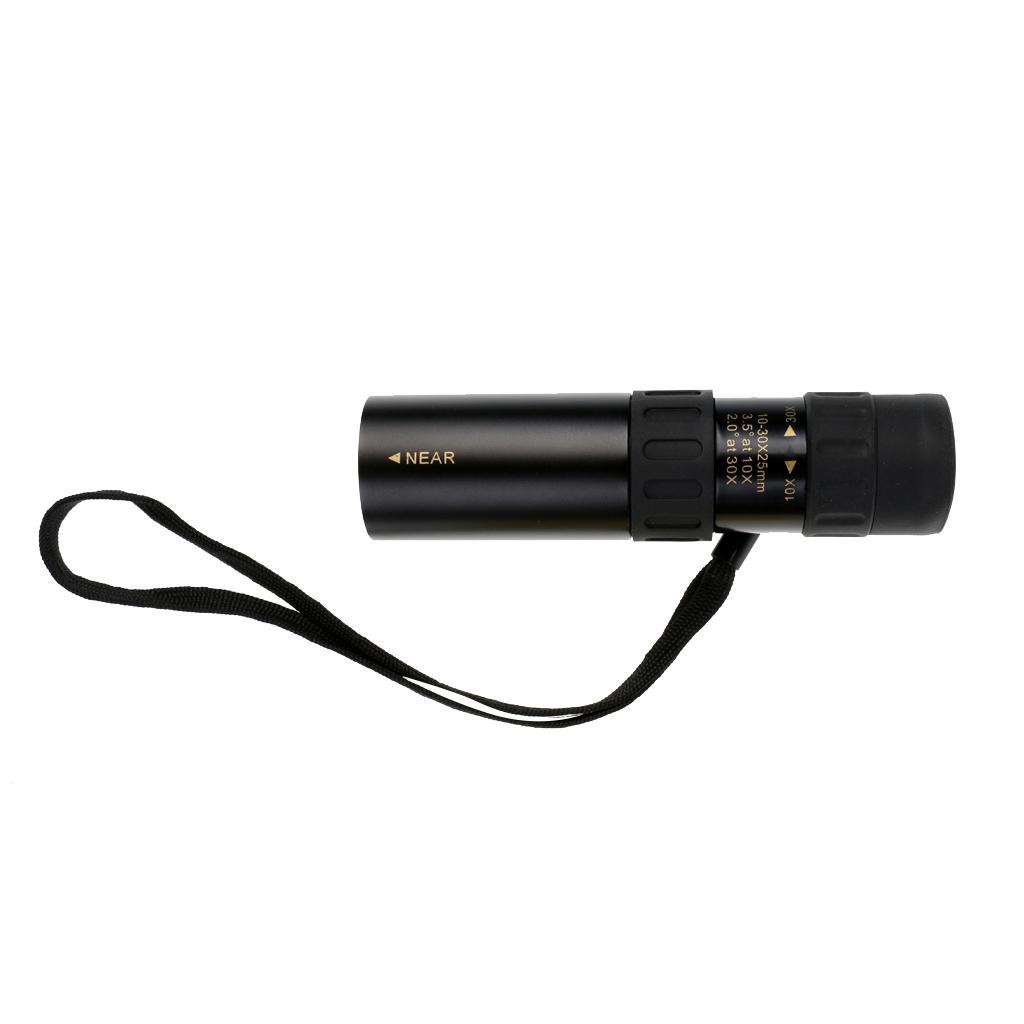Compact Mini 10-30x25 High Power Zoom Optical Monocular Telescopes Outdoor