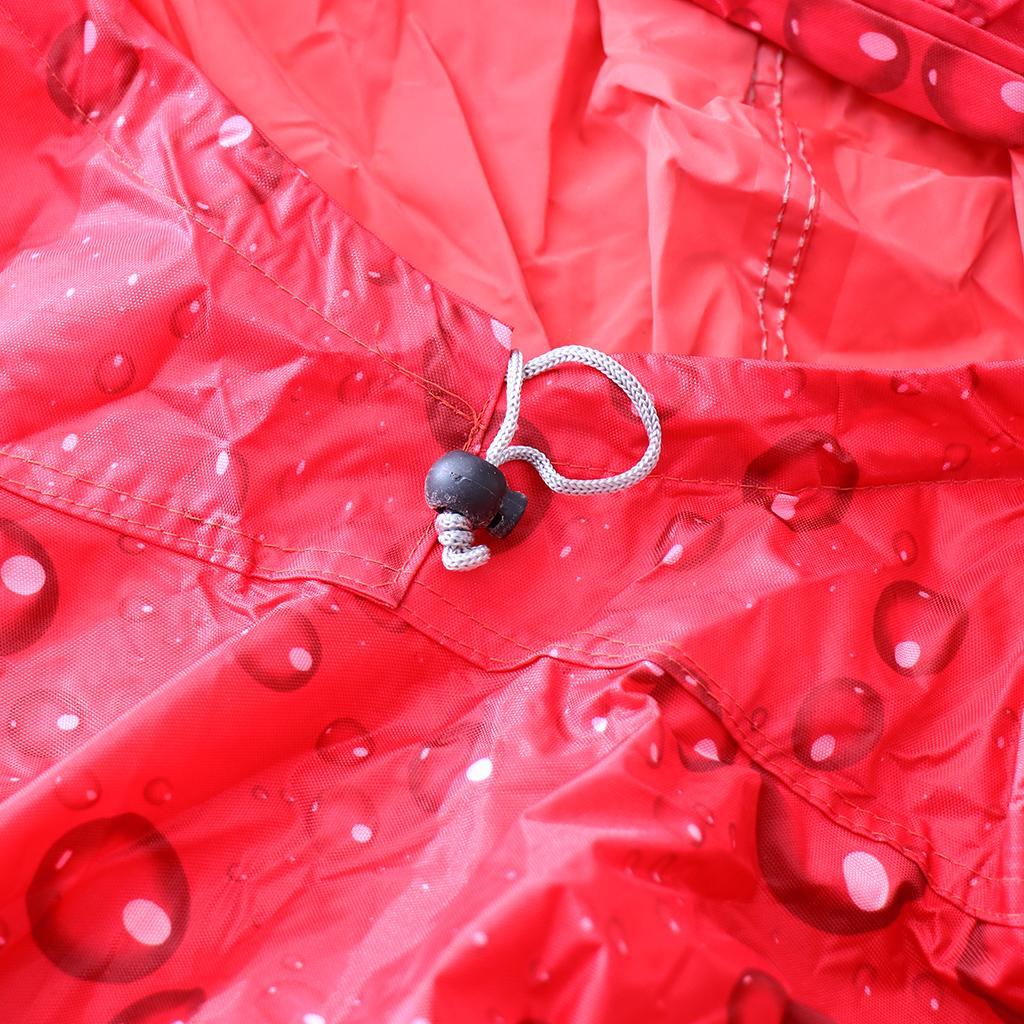 Cycling Bicycle Bike Raincoat Rain Cape Poncho Cloth Rainproof Double Poncho