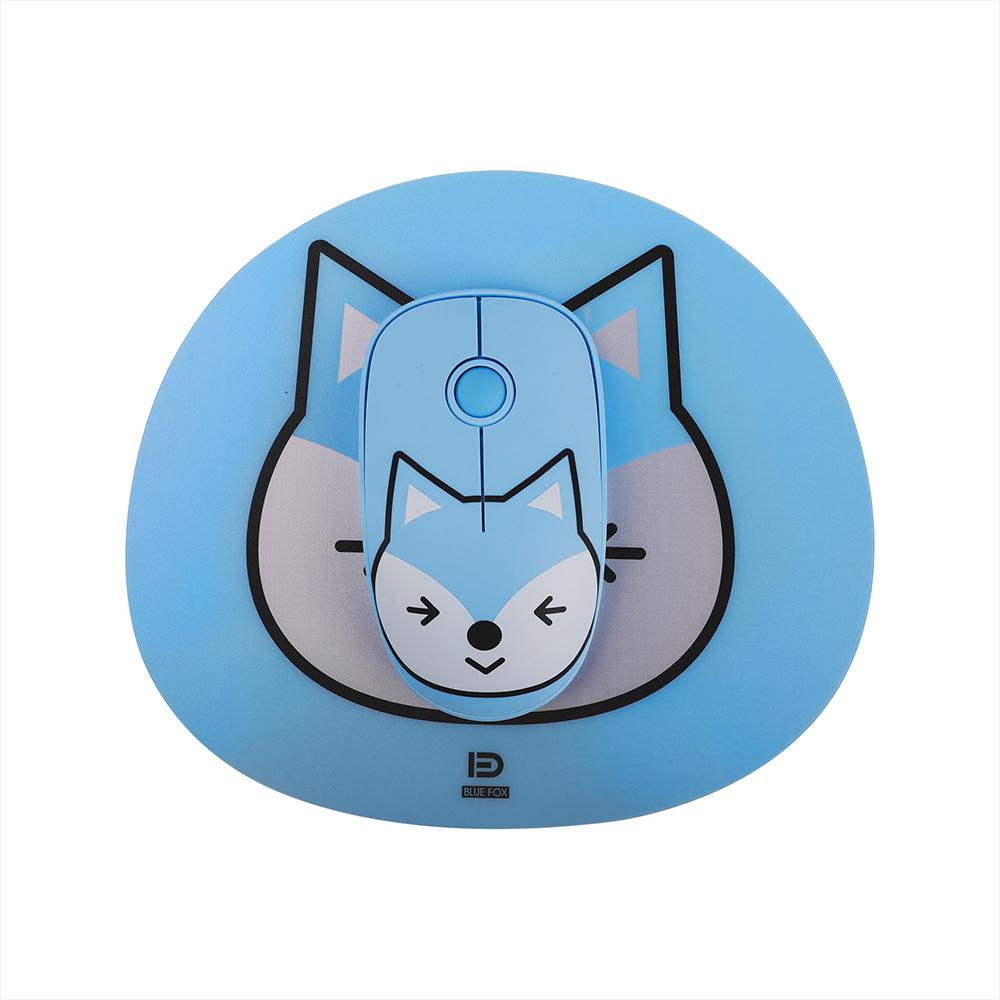 Chuột không dây FUDE E680 2.4G phong cách hoạt hình siêu dễ thương,có tấm lót chuột
