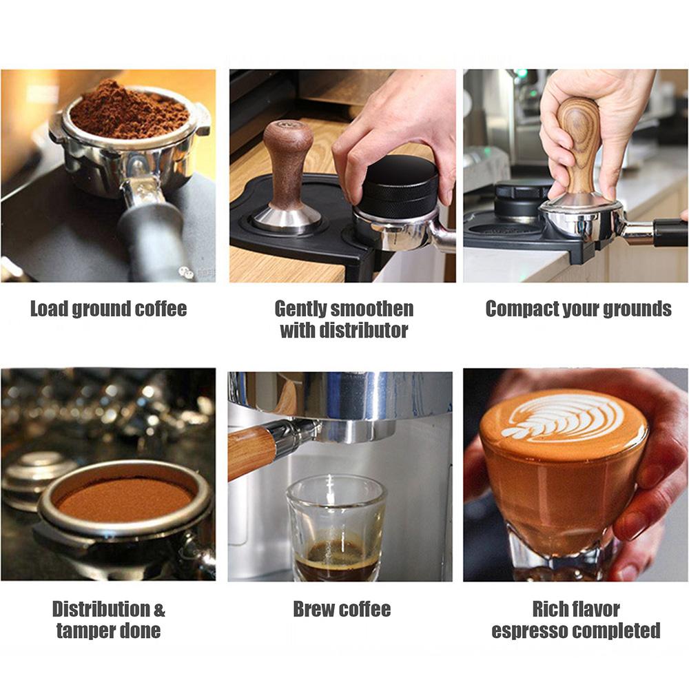 Miếng lót silicon dùng nén cafe làm Espresso tiện dụng