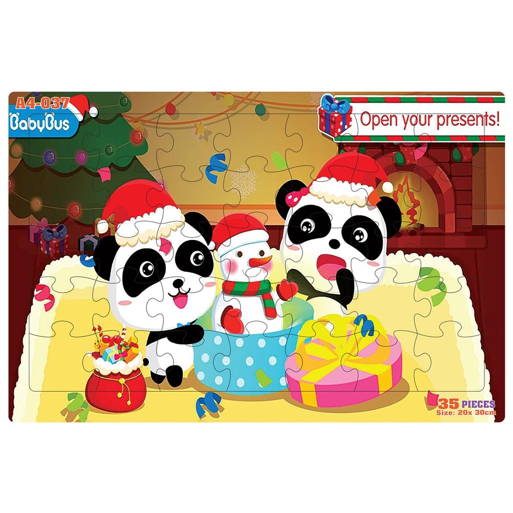 Bộ ghép hình bảng 35 mảnh - Babybus & Christmas