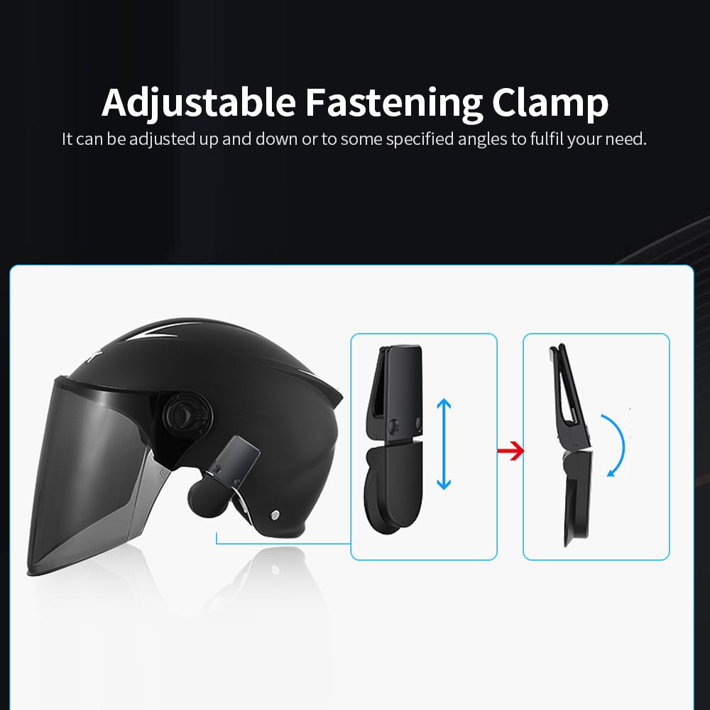 Q7s Motorcycle Helmet BT 5.0 Headset Support Auto Answering Connecting 2 Phones Noise Reduction 30mm Driver Unit