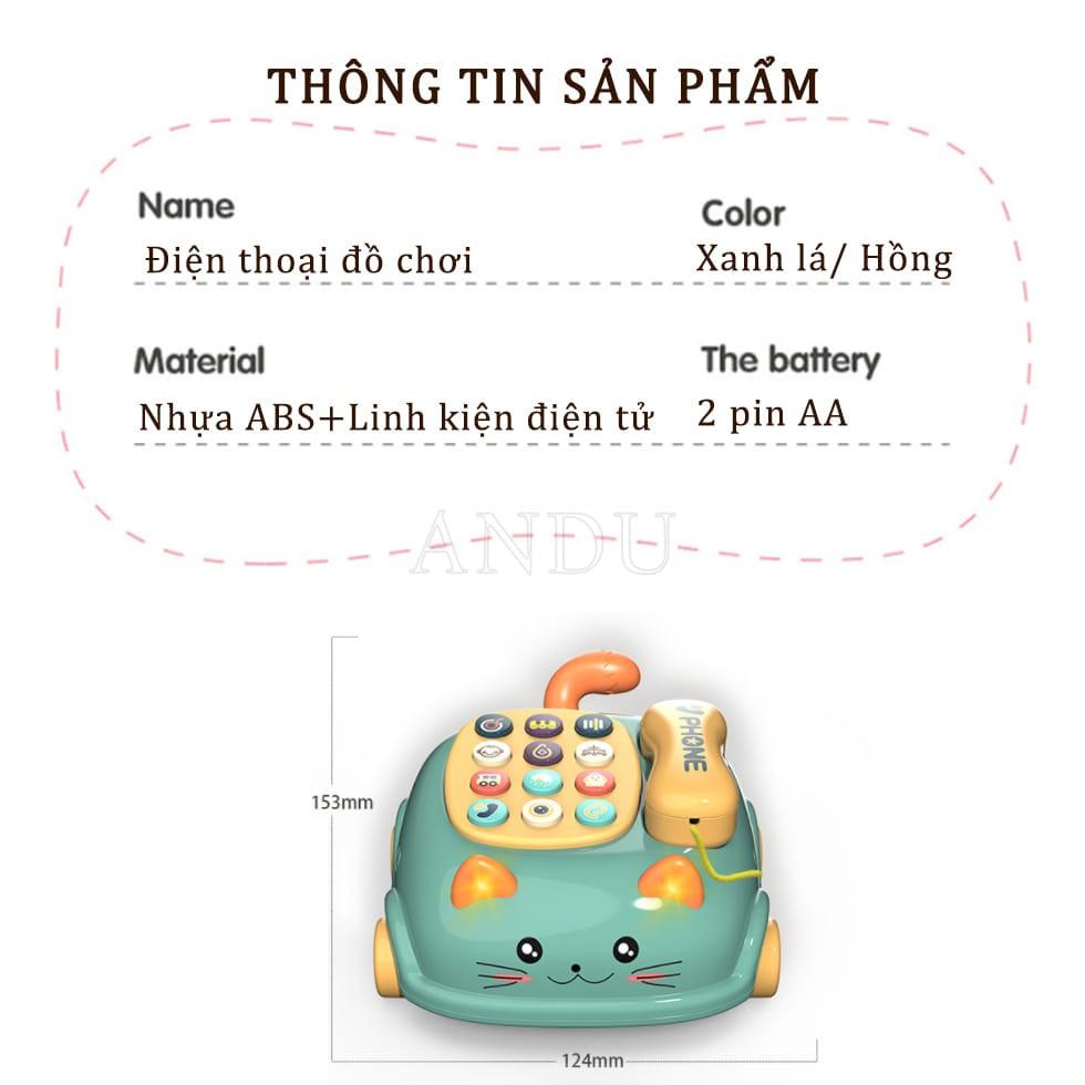 Điện Thoại Đồ Chơi Có Nhạc, Đồ Chơi Cho Bé, Điện Thoại Ô Tô Đồ Chơi Cho Trẻ