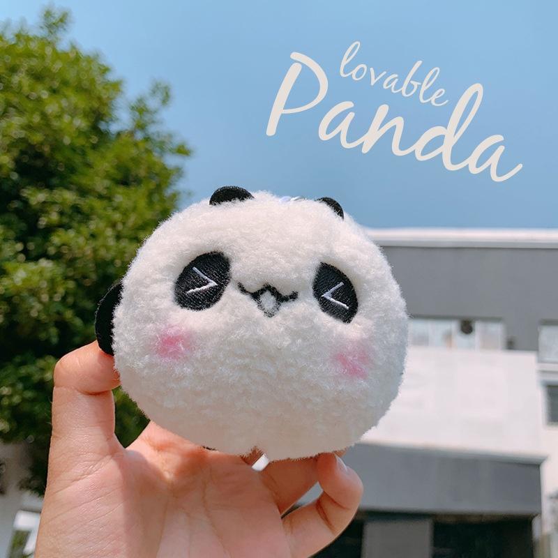 Móc khóa thú bông Panda Dun Dun gấu trúc dễ thương 2 biểu cảm kích thước 5cm