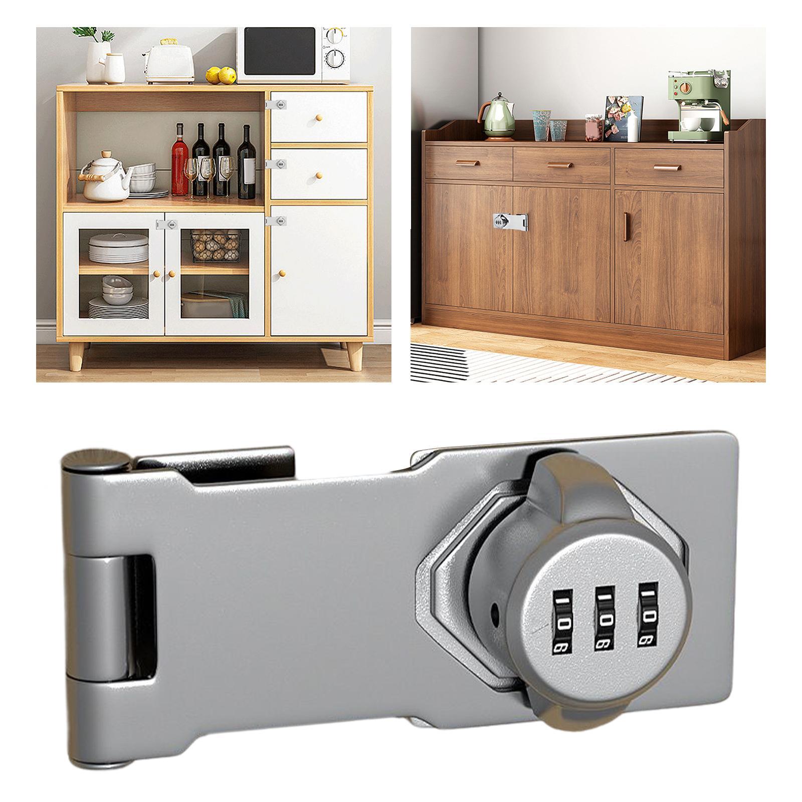 Cabinet Door Lock Household Password Lock Cupboard Drawer Lock for Pet Doors