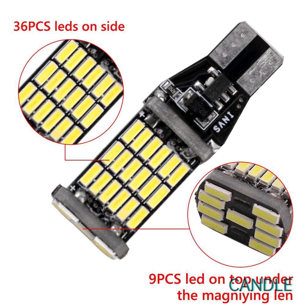 Bóng Đèn Led T15 W16W 4014 45 Smd 12v Chuyên Dụng Cho Xe Hơi