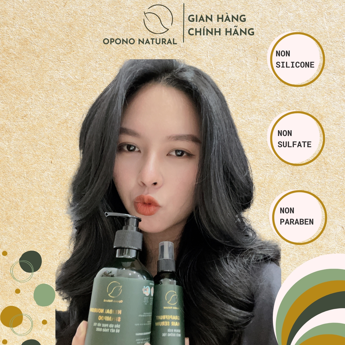 Tinh dầu bưởi - Xịt kích mọc tóc, ngăn rụng tóc, dưỡng tóc suông mượt thiên nhiên nguyên chất Opono Natural 100ml