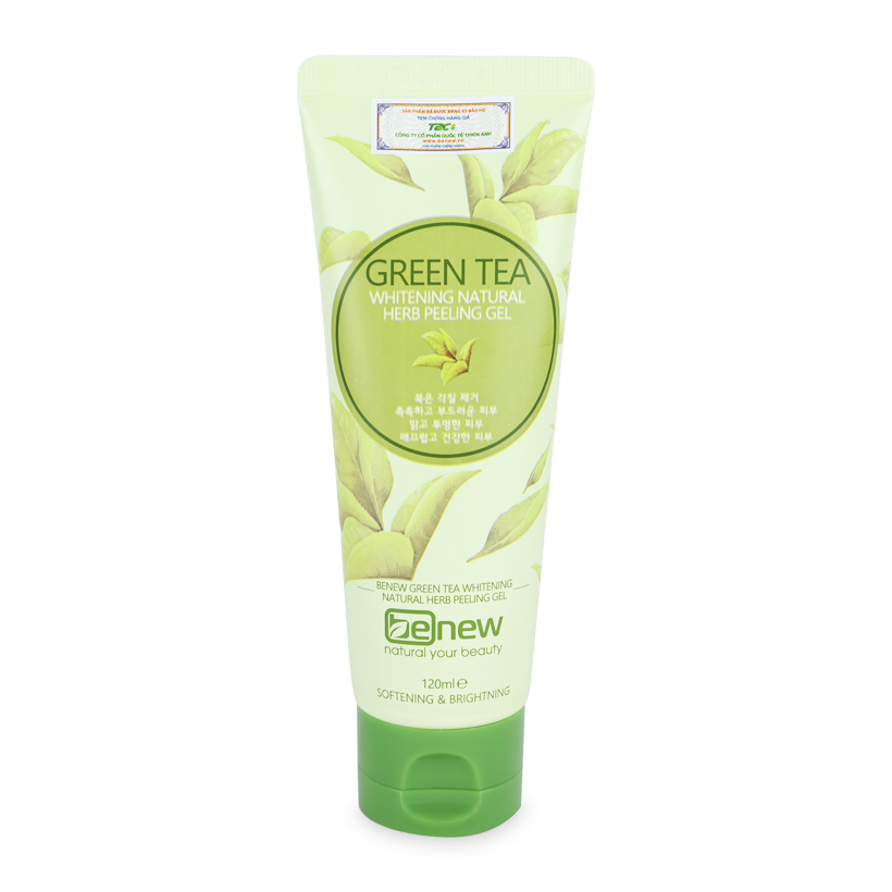 Kem tẩy da chết trà xanh sạch da GREEN TEA BENEW hàn quốc ( 120ml) kèm 1 khuôn