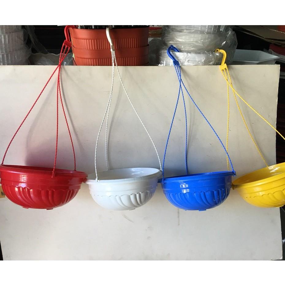 Chậu Hoa, Chậu Nhựa Treo, Chảo Treo, Chậu Treo Hoa Kiểng Loại Lớn