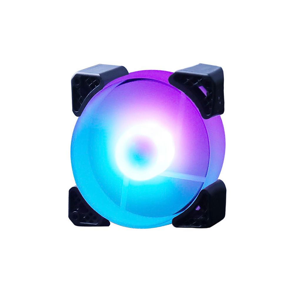 Quạt tản nhiệt máy tính Vỏ 12cm Làm mát Quạt RGB Tắt tiếng Chiếu sáng mát Tản nhiệt hiệu quả Vòng bi thủy lực im lặng