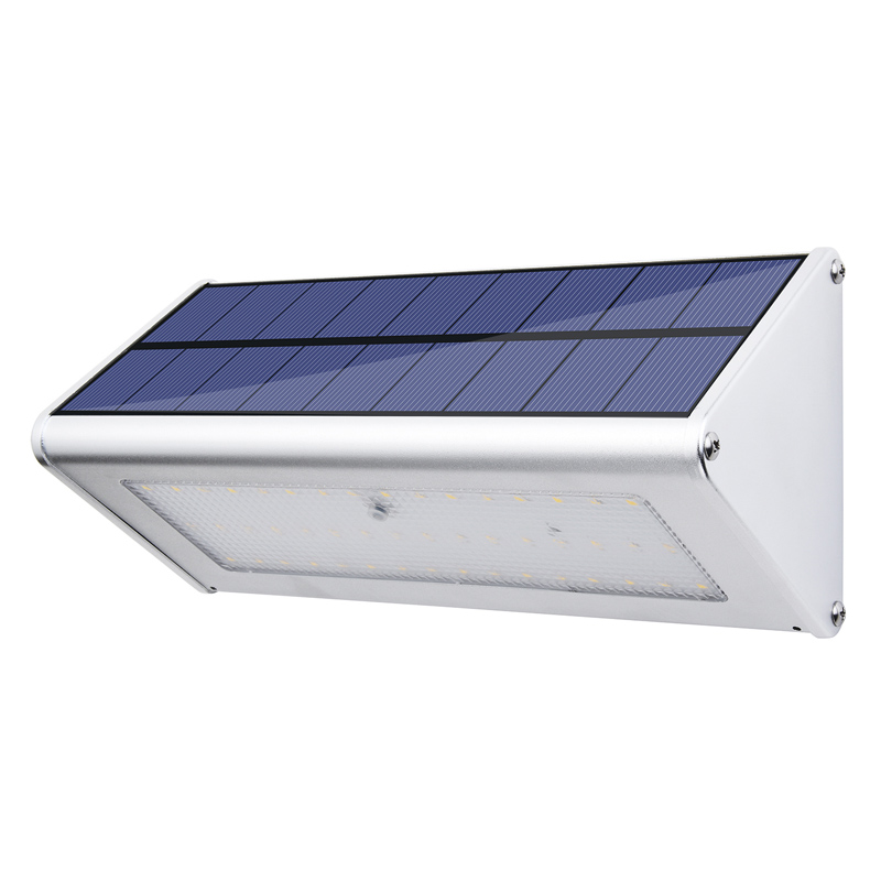 Đèn năng lượng mặt trời Solar light 4 chế độ sáng cảm ứng chuyển động, vỏ nhôm pin phosphate sắt 4500mAh, ánh sáng trắng
