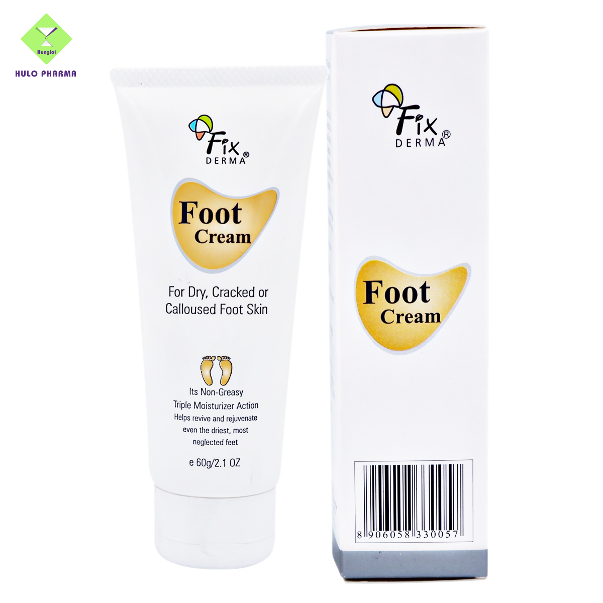 Kem Dưỡng Mềm Mịn, Chống Nứt Nẻ Gót Chân Fixderma Foot Cream - 60gr