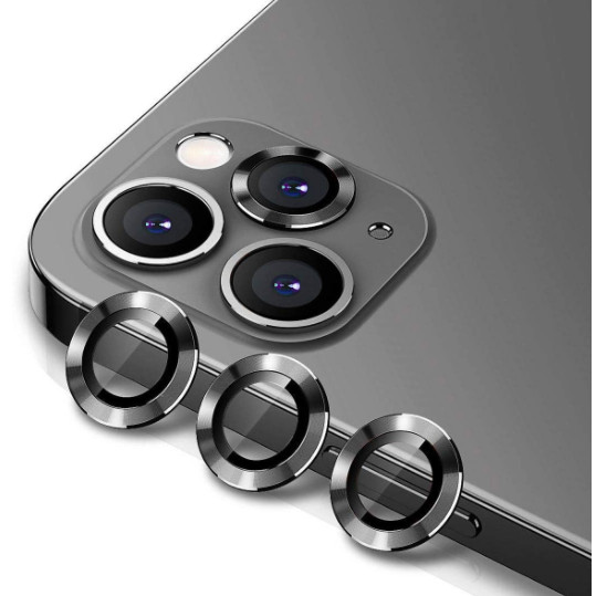 Bộ miếng dán kính cường lực bảo vệ Camera cho iPhone 11 Pro/11 Pro Max, 12 Pro/12 Pro Max Greencase Kuzoom (độ cứng 9H, chống trầy, chống chụi & vân tay, bảo vệ toàn diện) - Hàng nhập khẩu