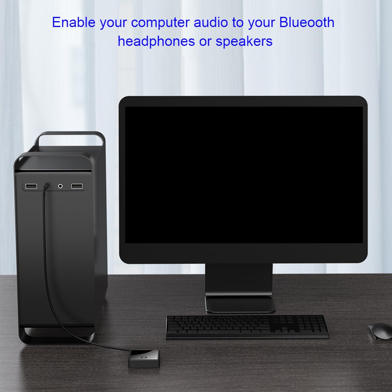 3.5mm AUX Adapter Rechargeable 5Mbps for TV Speaker Headphones